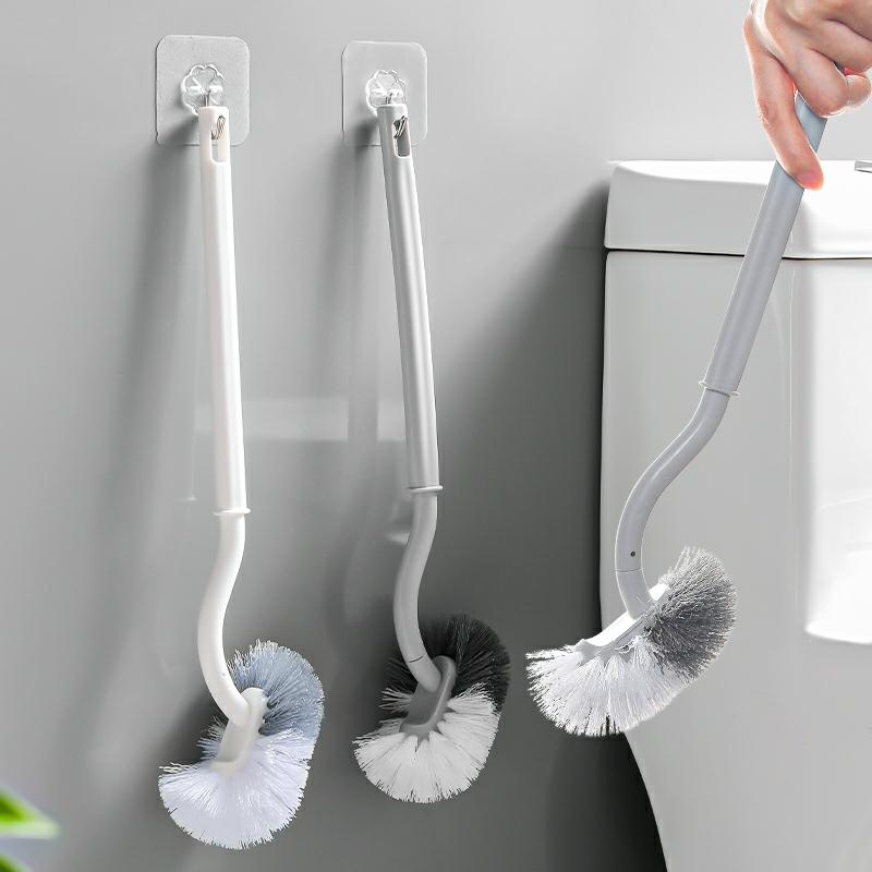 Toilettenbürste | Toilettenbürste Mit Langem Griff, Wandmontierte Wc-Bürste Für Die Reinigung Ohne Tote Winkel, Weiche Borsten Für Badezimmer Und Toilettenreinigung. Toilettenbürste Toilettenbürste